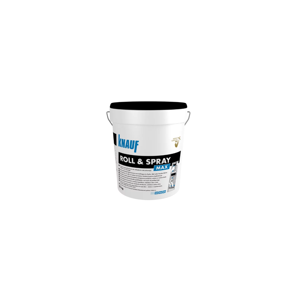 Gotowa Masa Szpachlowa ROLL & SPRAY MAX 25kg firmy KNAUF