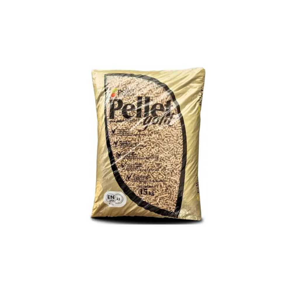 Pellet drzewny GOLD A1 6mm 15kg/worek