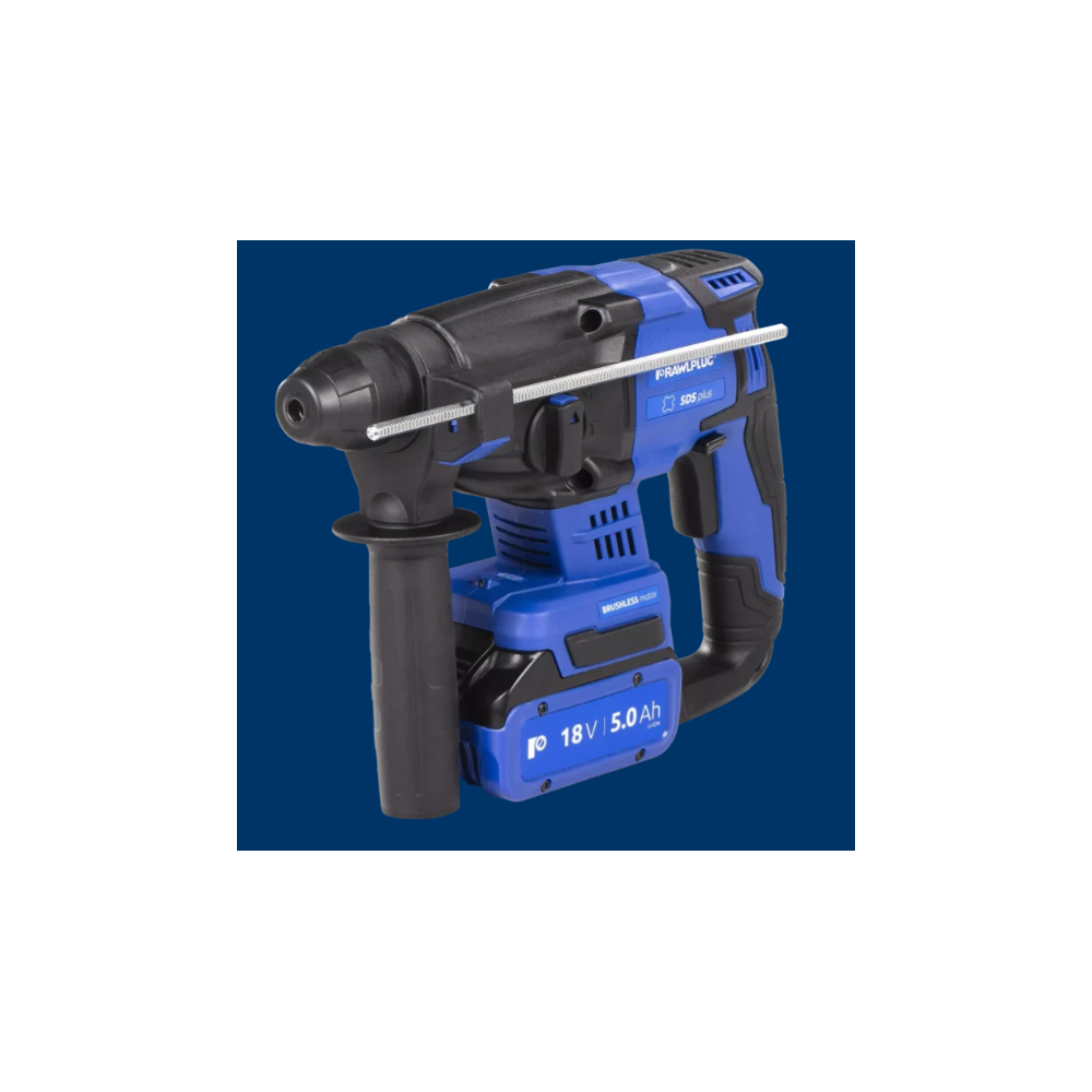 Wiertarko-wkrętarka 18V 20mm 55Nm 2 akumulatory 2,0Ah ładowarka 1,5A walizka R-PRH18-XL2