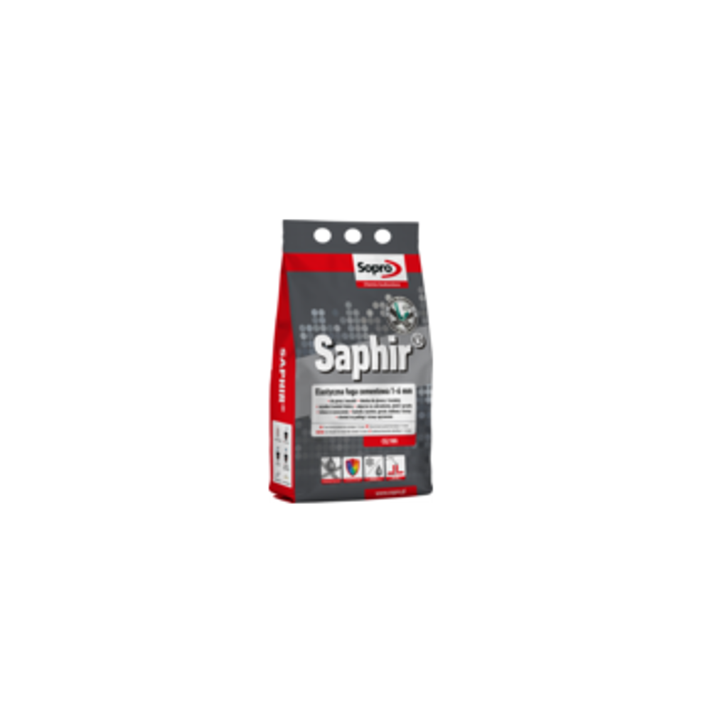 Fuga Elastyczna Cementowa Dekoracyjna 1-6mm Saphir® 2kg firmy Sopro