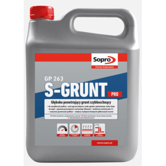 Głęboko penetrujący grunt szybkoschnący S-GRUNT PRO GP 263 4kg  firmy Sopro