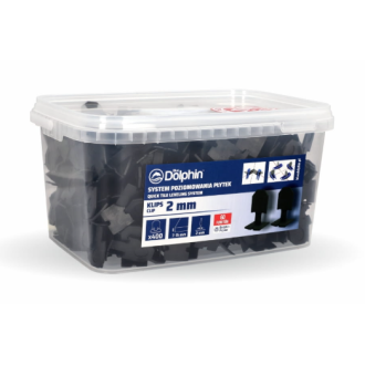 System poziomowania płytek-  Klips 2mm Blue Dolphin 400szt